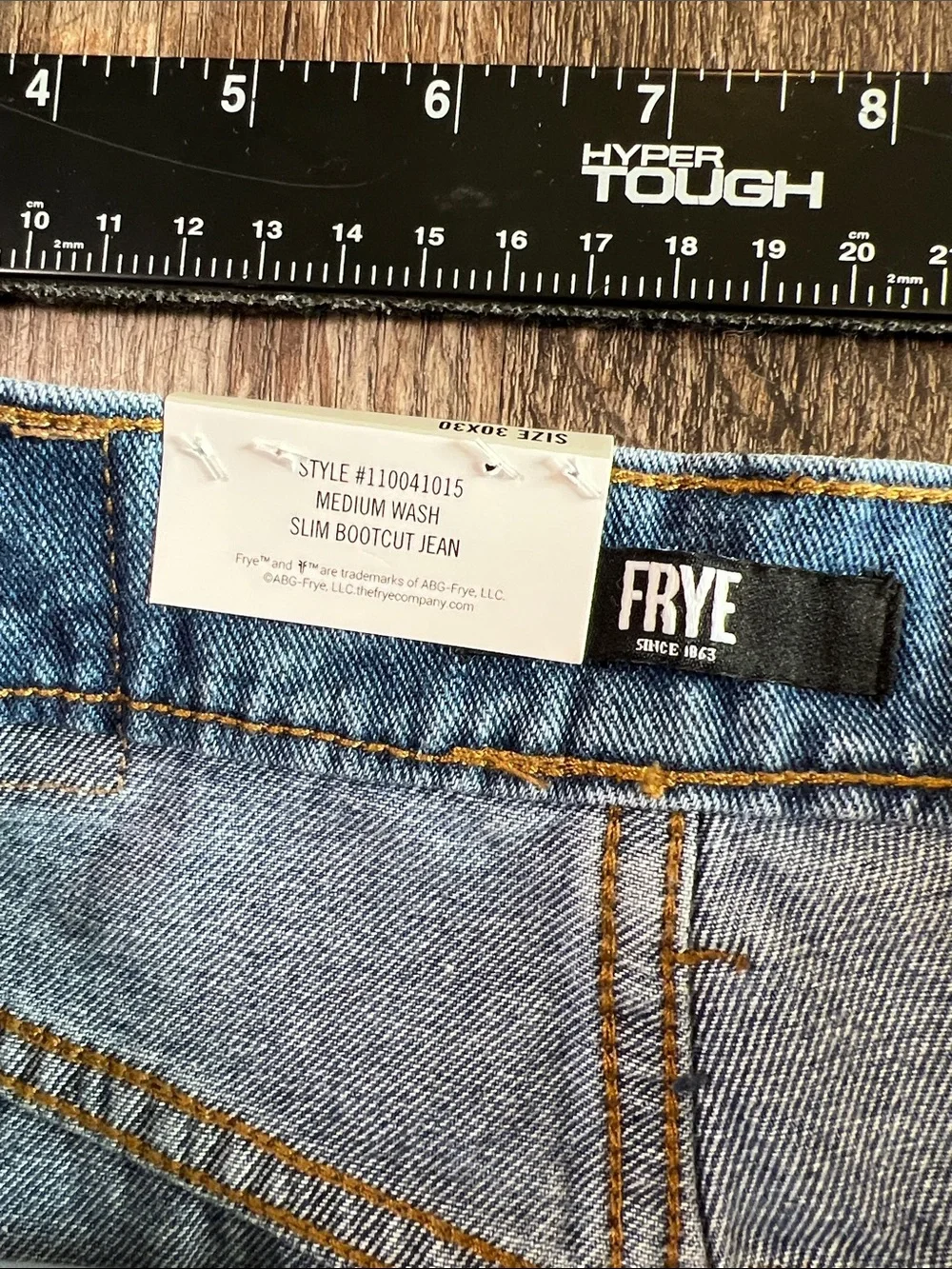 Frye Men's Faded Blue Straight-Leg Jeans